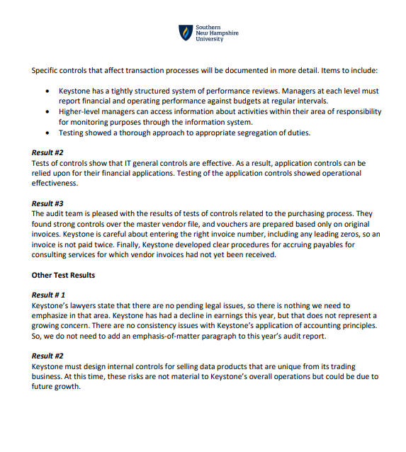 ACC 640 Project Two Guidelines and Rubric