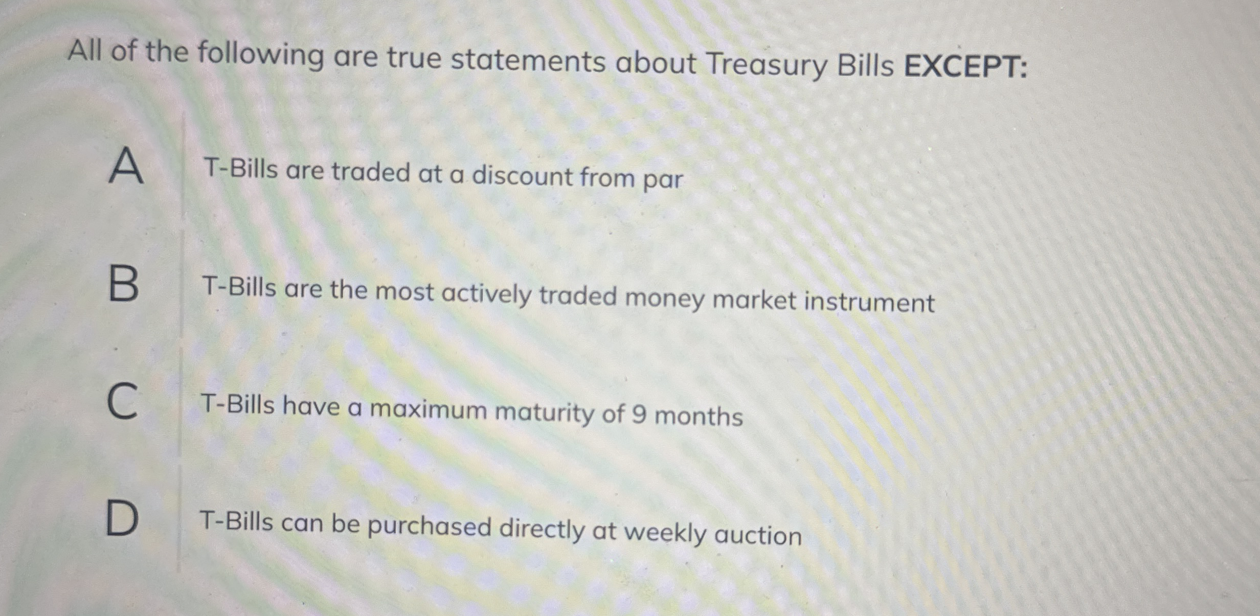 All of the following are true statements about