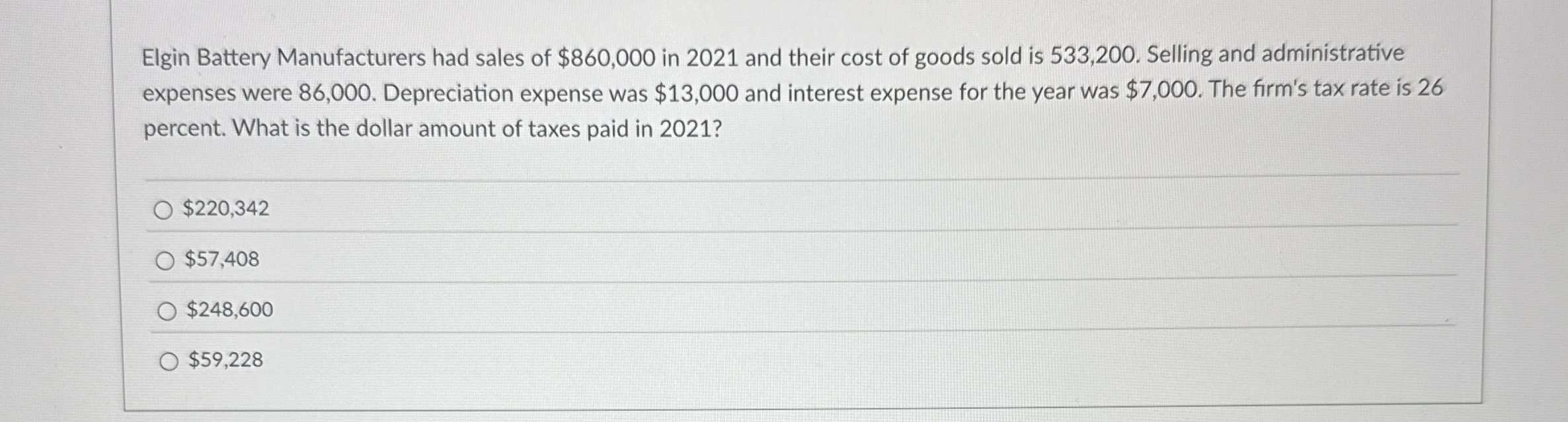 Elgin Battery Manufacturers had sales of $ 8 6 0