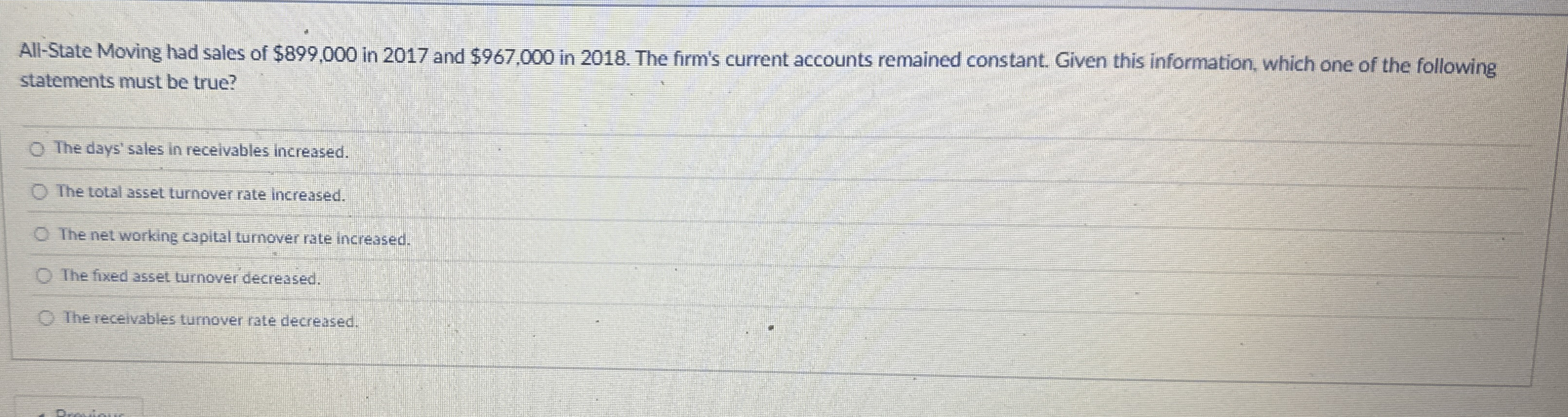 All - State Moving had sales of $ 8 9 9 , 0 0 0