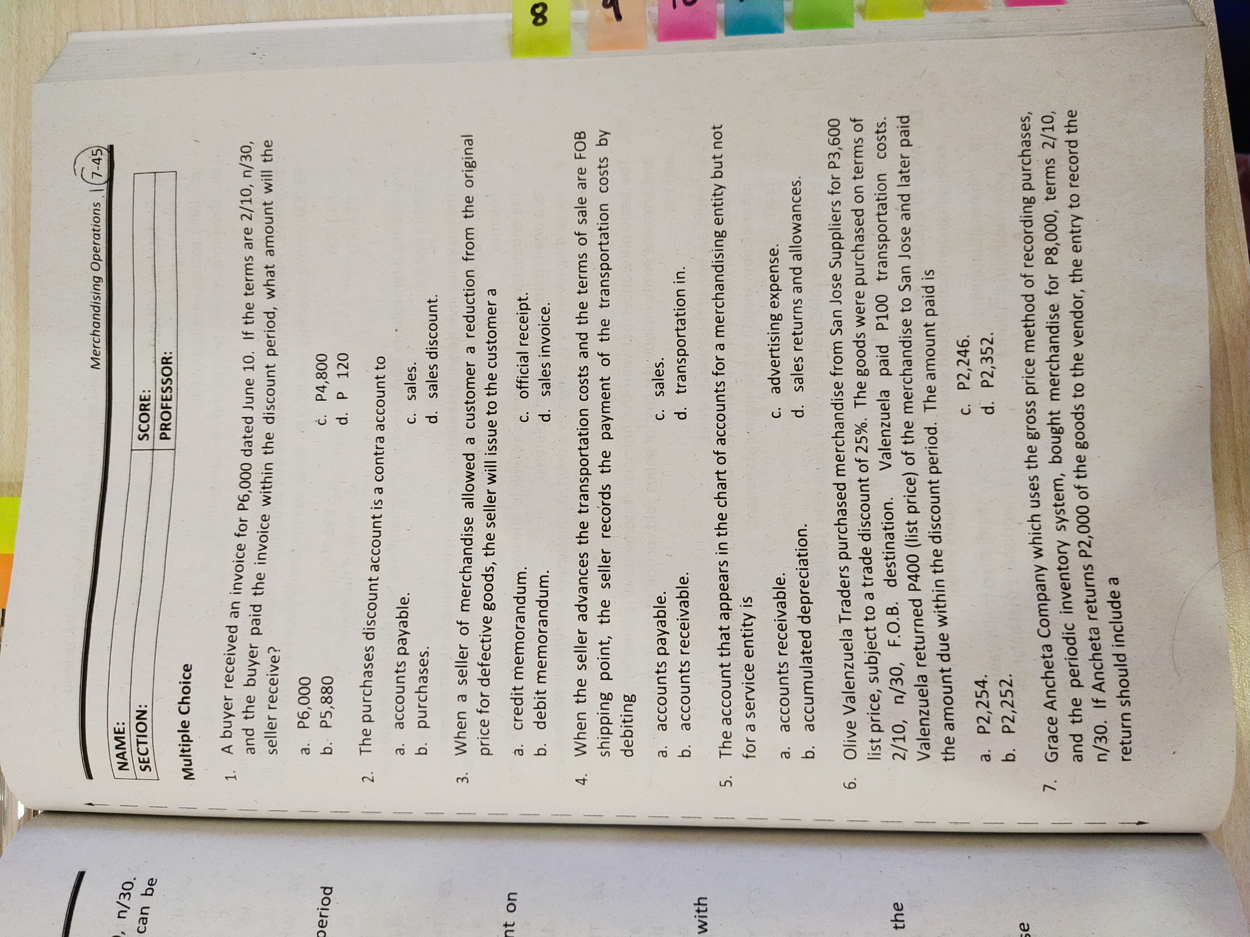 Please help me in answering this. I will study it