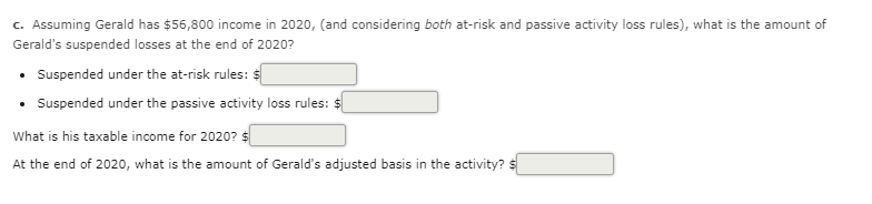 Problem 11-52 (Algorithmic) (LO. 2, 3, 7) Five