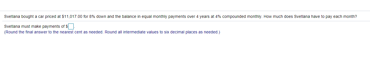 I need help figuring this question out Svetlana