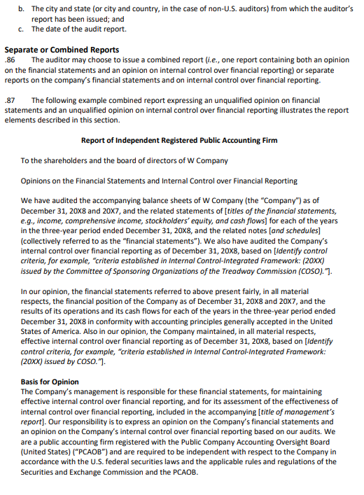 ACC 640 9-1 Scenario The auditing team of your
