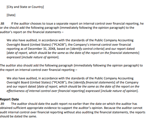 ACC 640 9-1 Scenario The auditing team of your