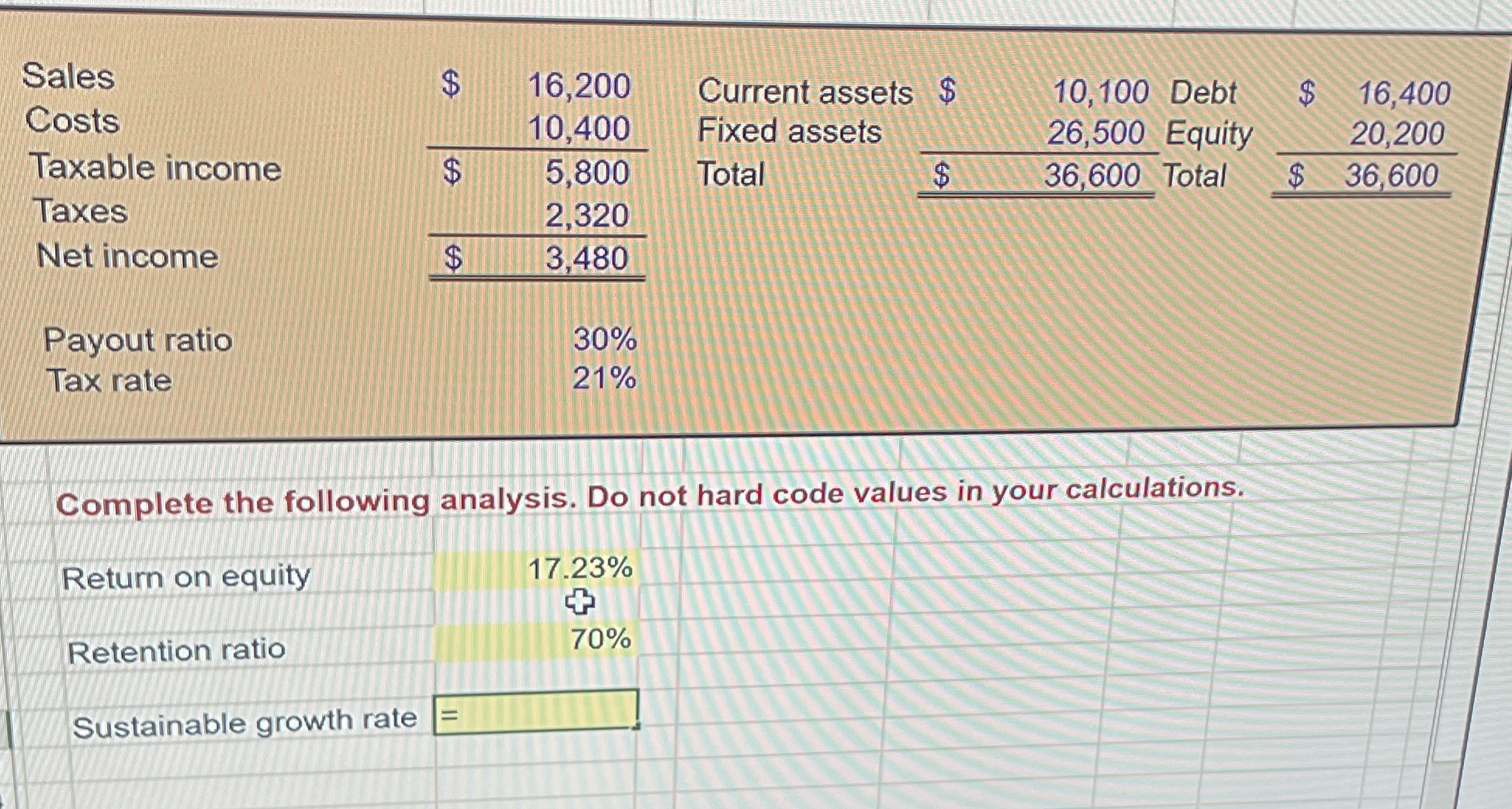 \ table [ [ Sales , $ , 1 6 , 2 0 0 , Current