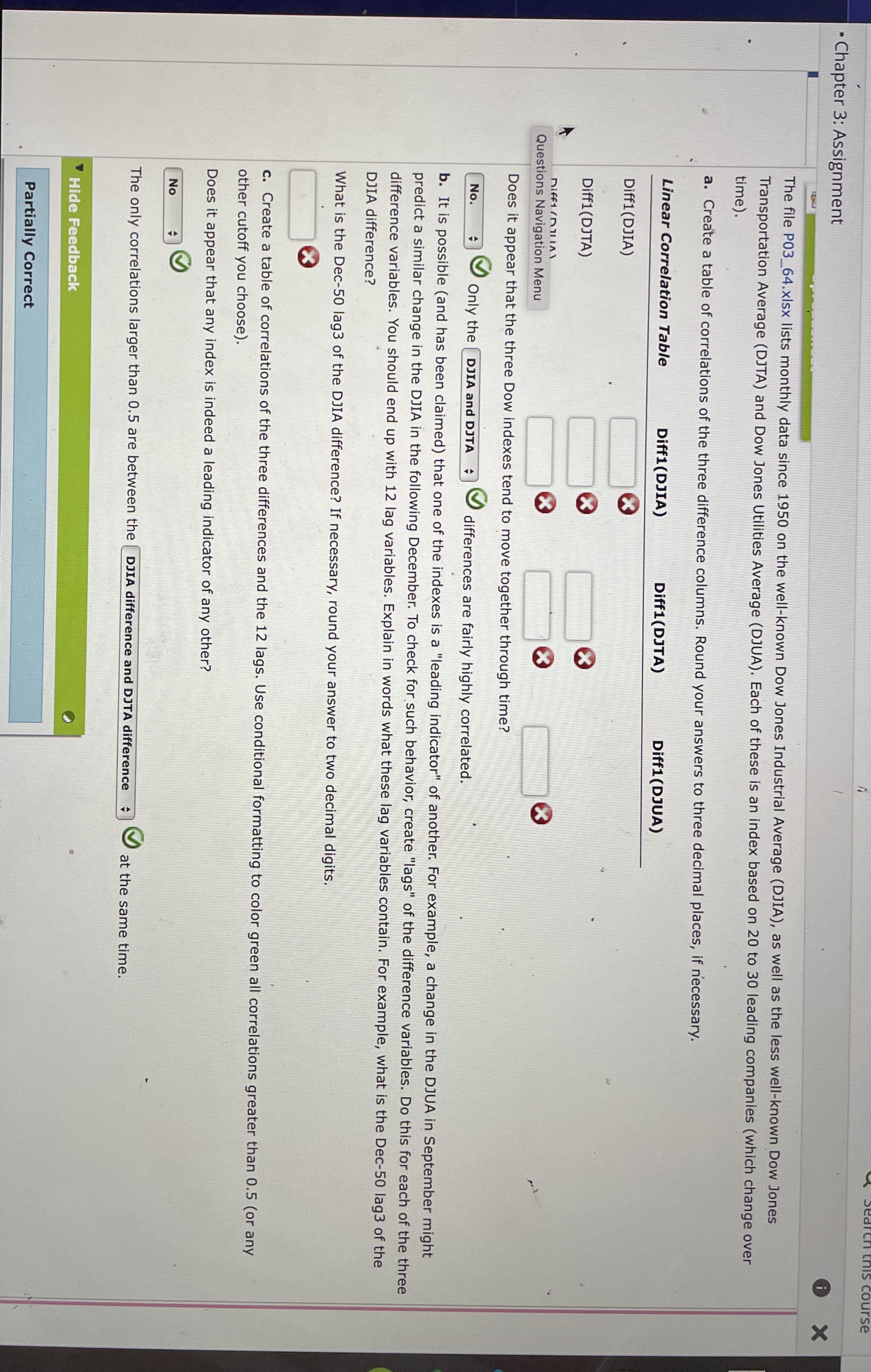 searen tnis course Chapter 3 : Assignment The