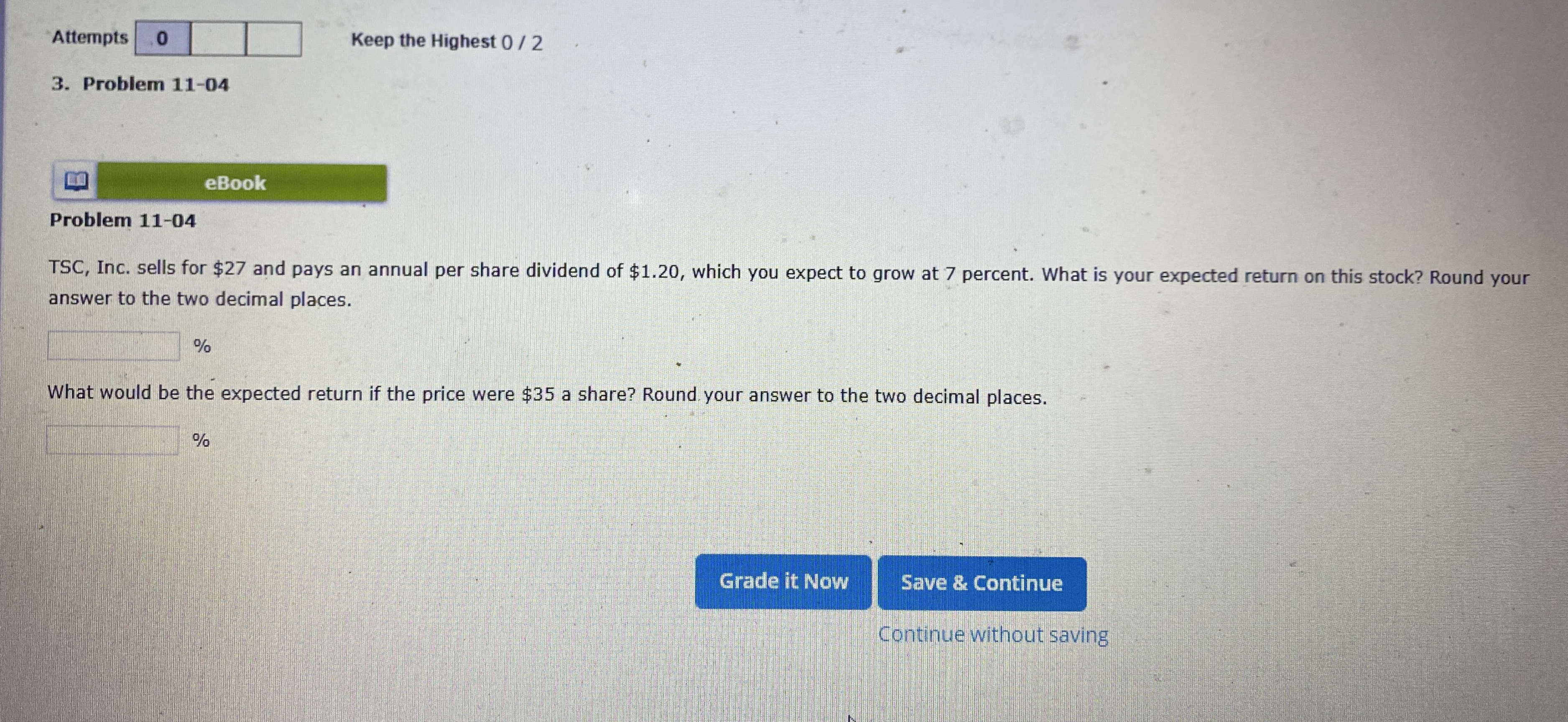 Attempts Keep the Highest 0 2 3 . Problem 1 1 - 0