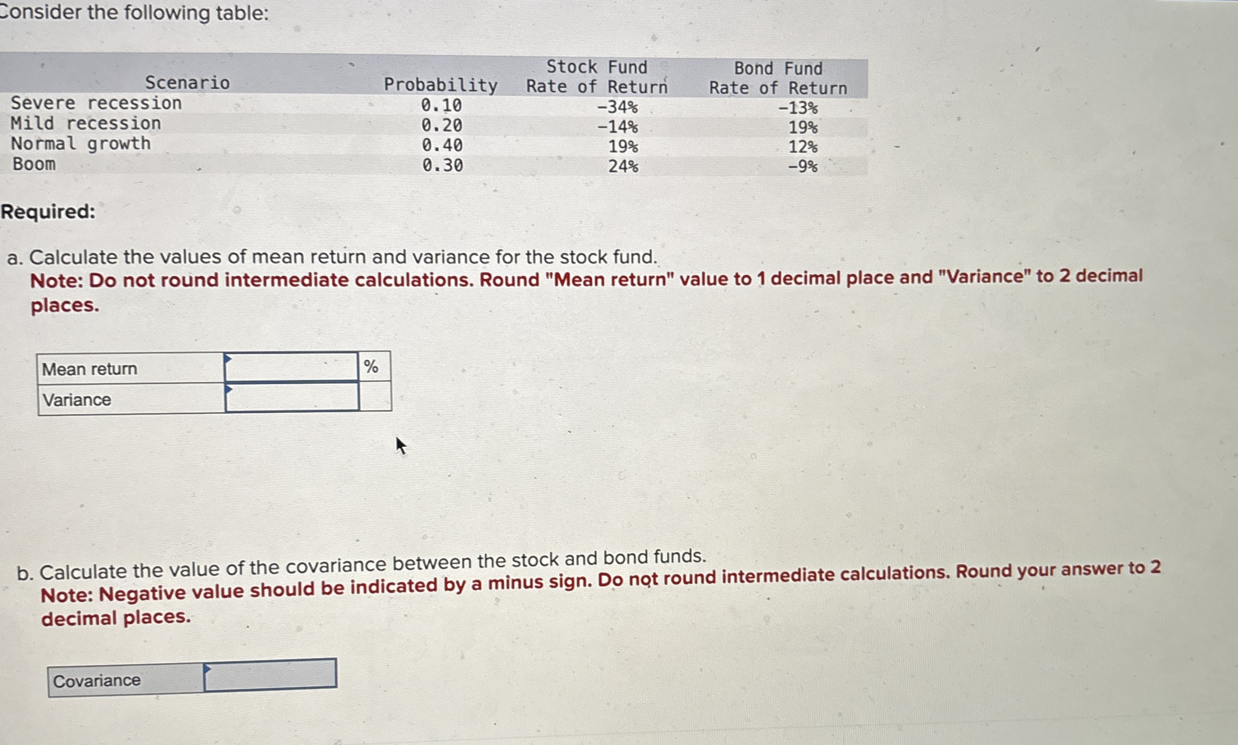 Consider the following table: \ table [ [