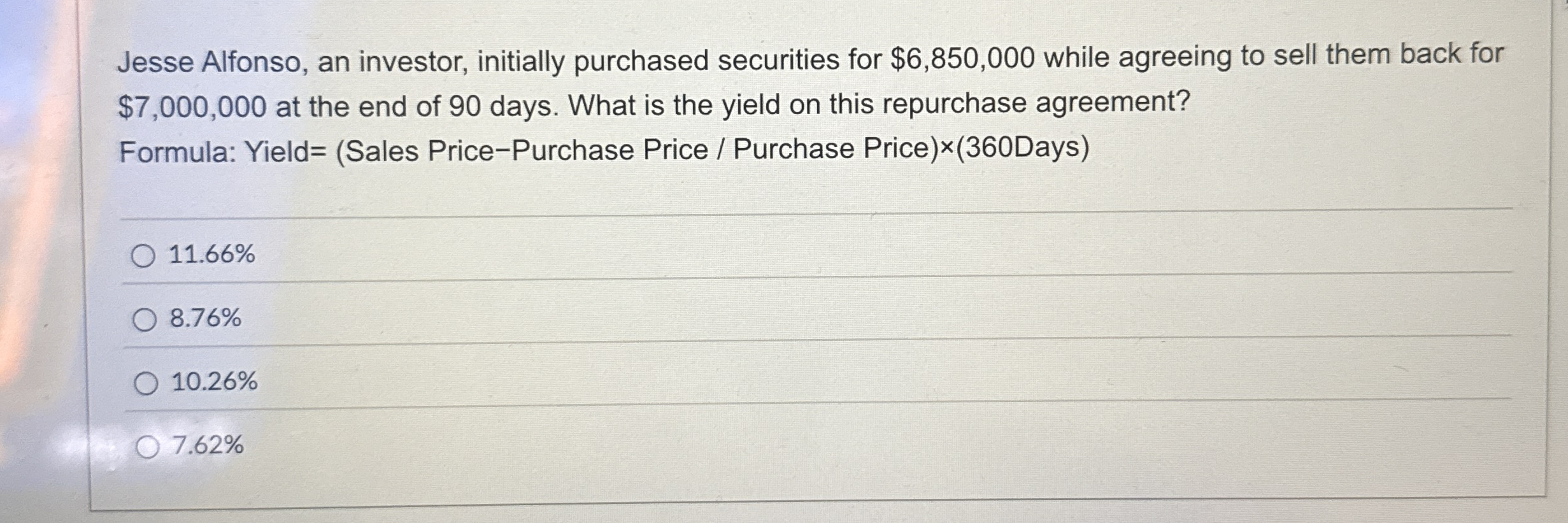 Jesse Alfonso, an investor, initially purchased