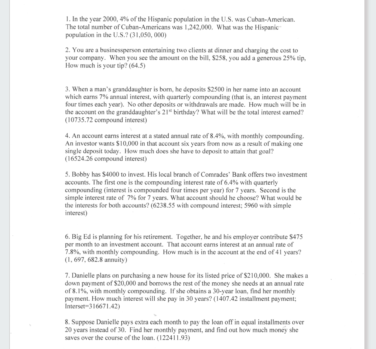 In the year 2 0 0 0 , 4 % of the Hispanic