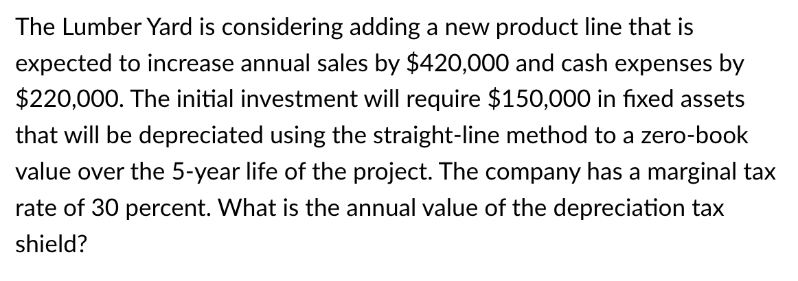 The Lumber Yard is considering adding a new