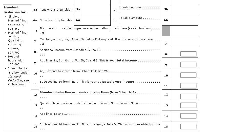 \fStandard Deduction for- s Single or Married