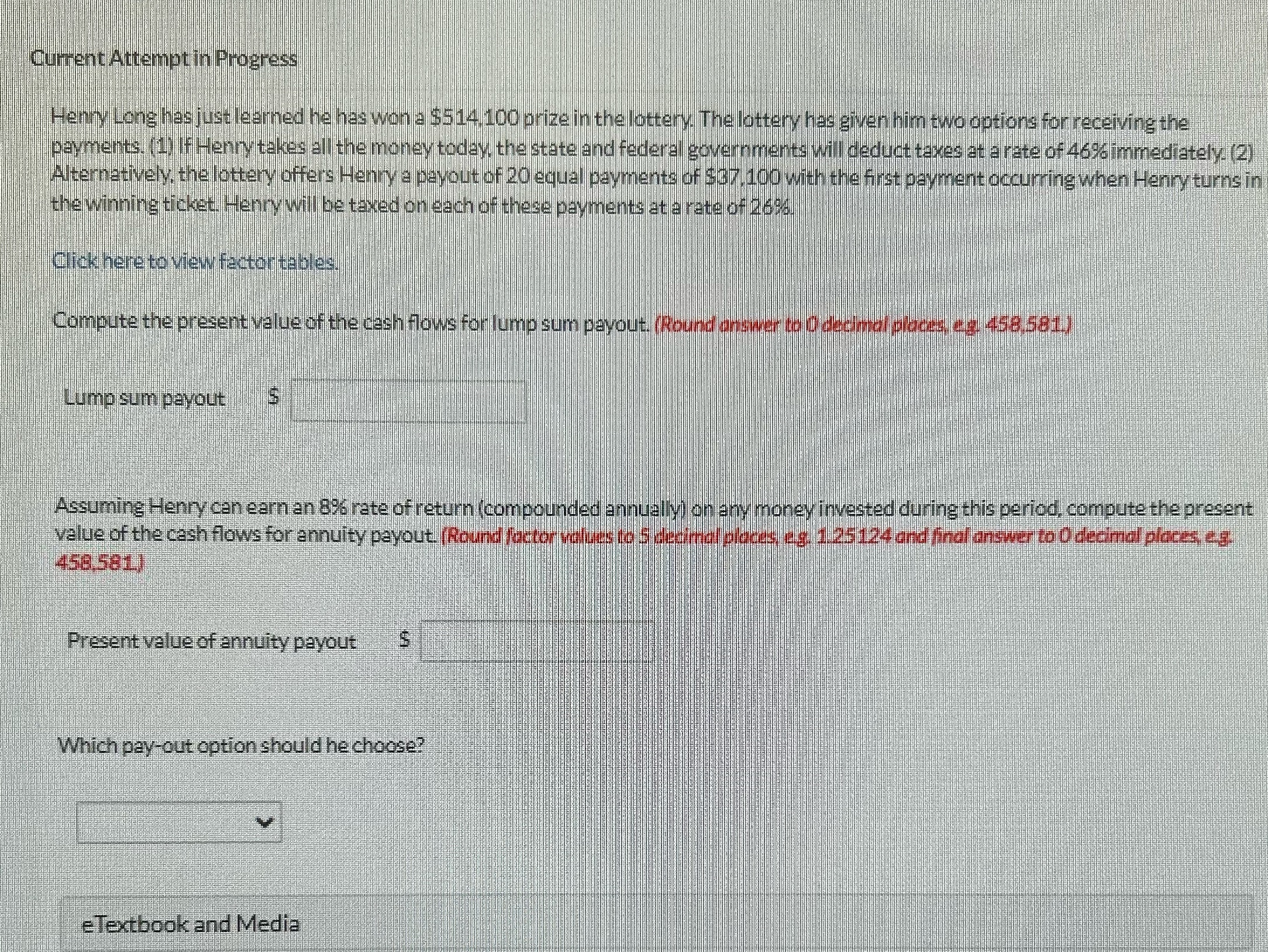 Current Attempt in Progress Henry Long has just