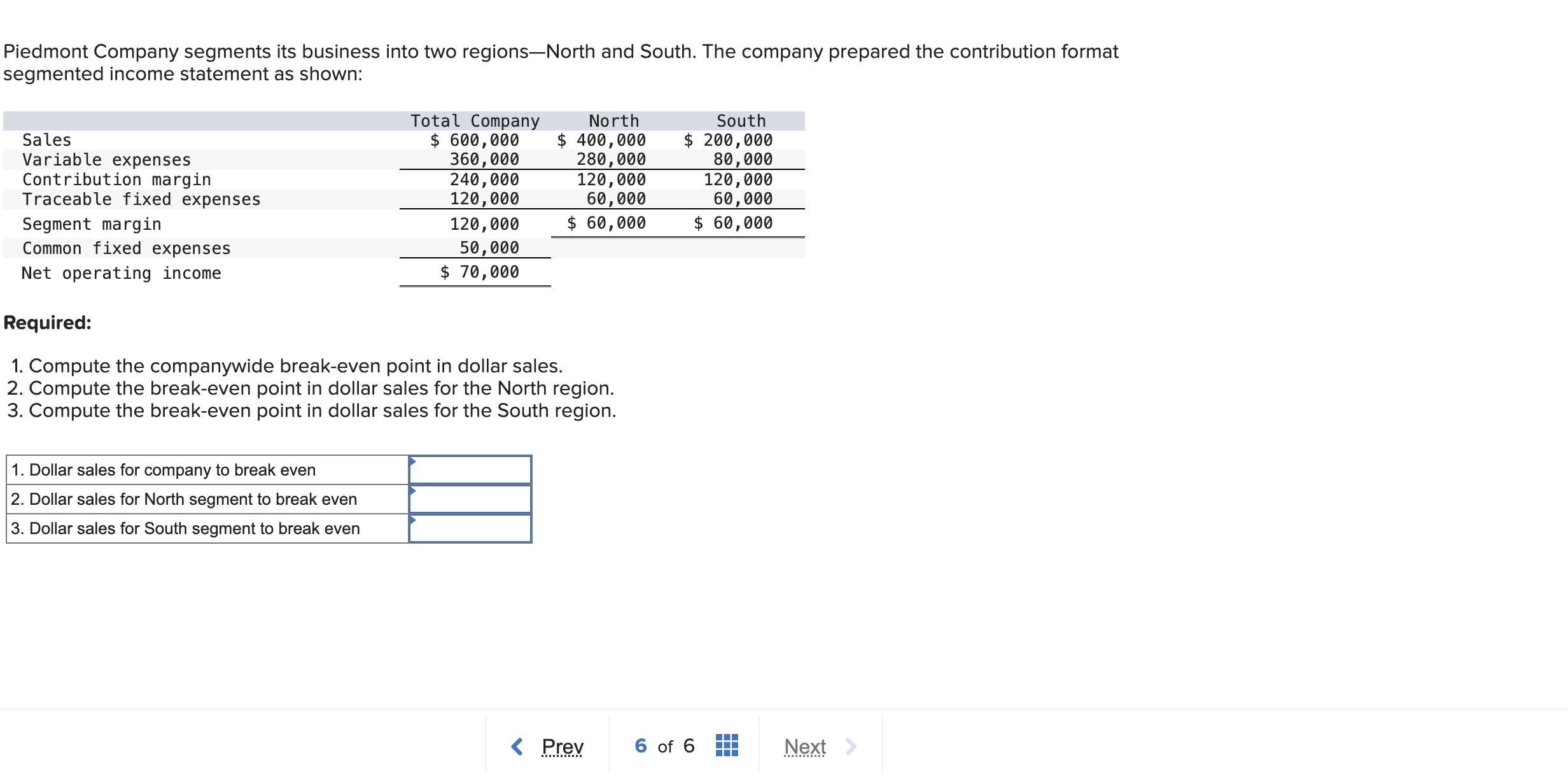 Exercise 7-1 (Static) Variable and Absorption