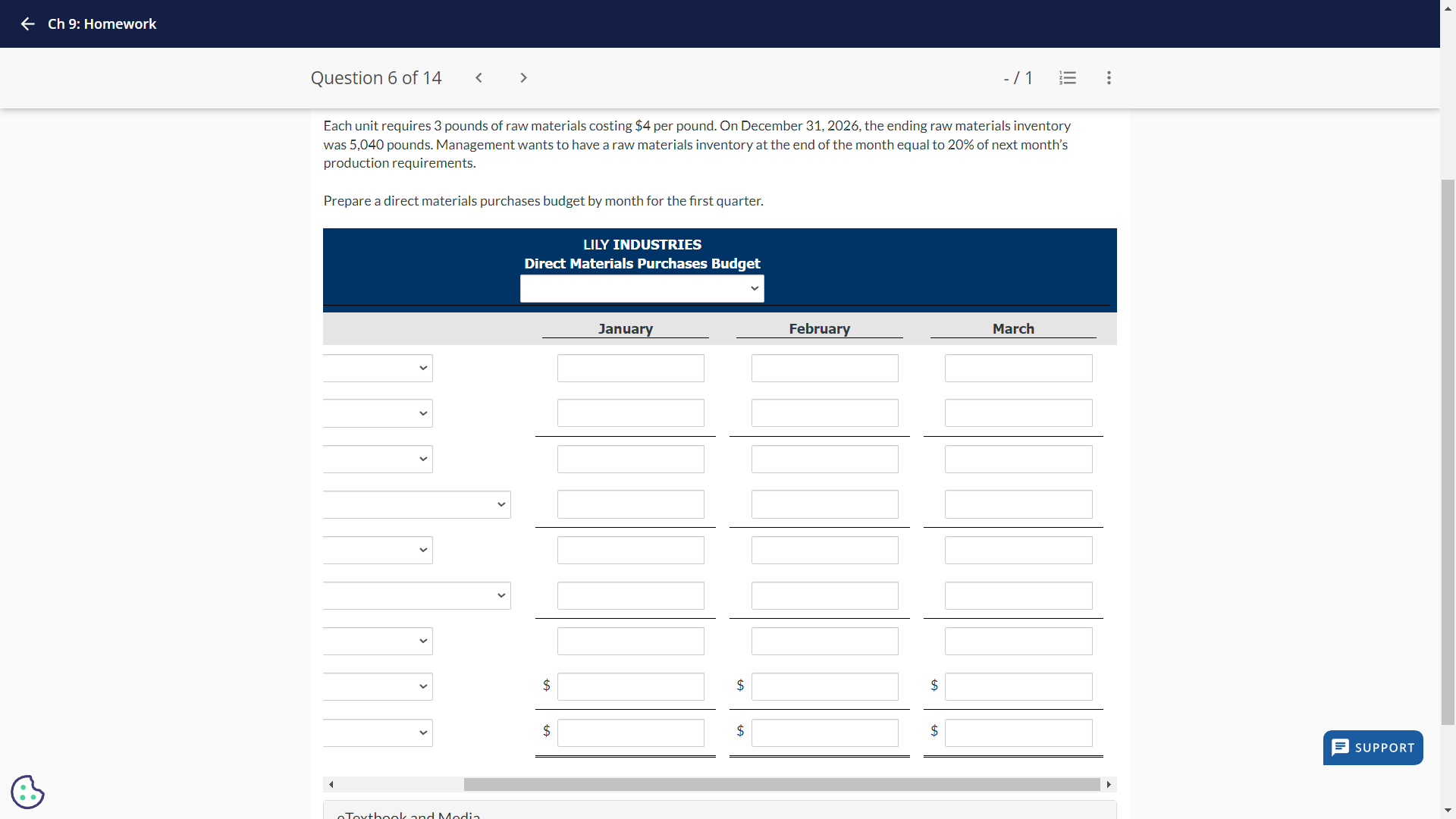 & Ch9: Homework Question 6 of 14 <  style=
