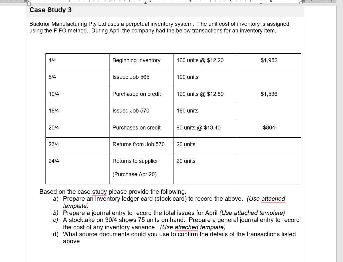 \fo 1 Lo e ey F e e ] D e L Case Study 3 Bucknor