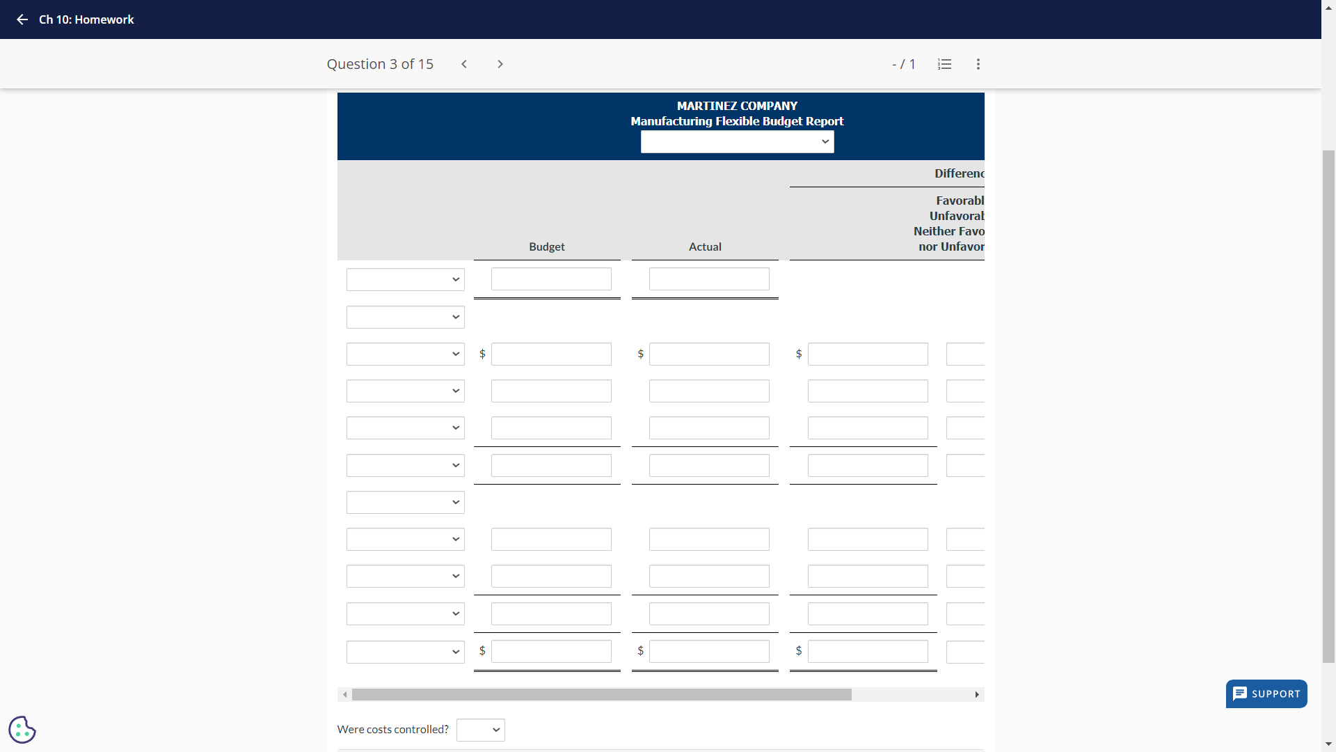 < Ch 10: Homework Question 3 of 15 <  style=