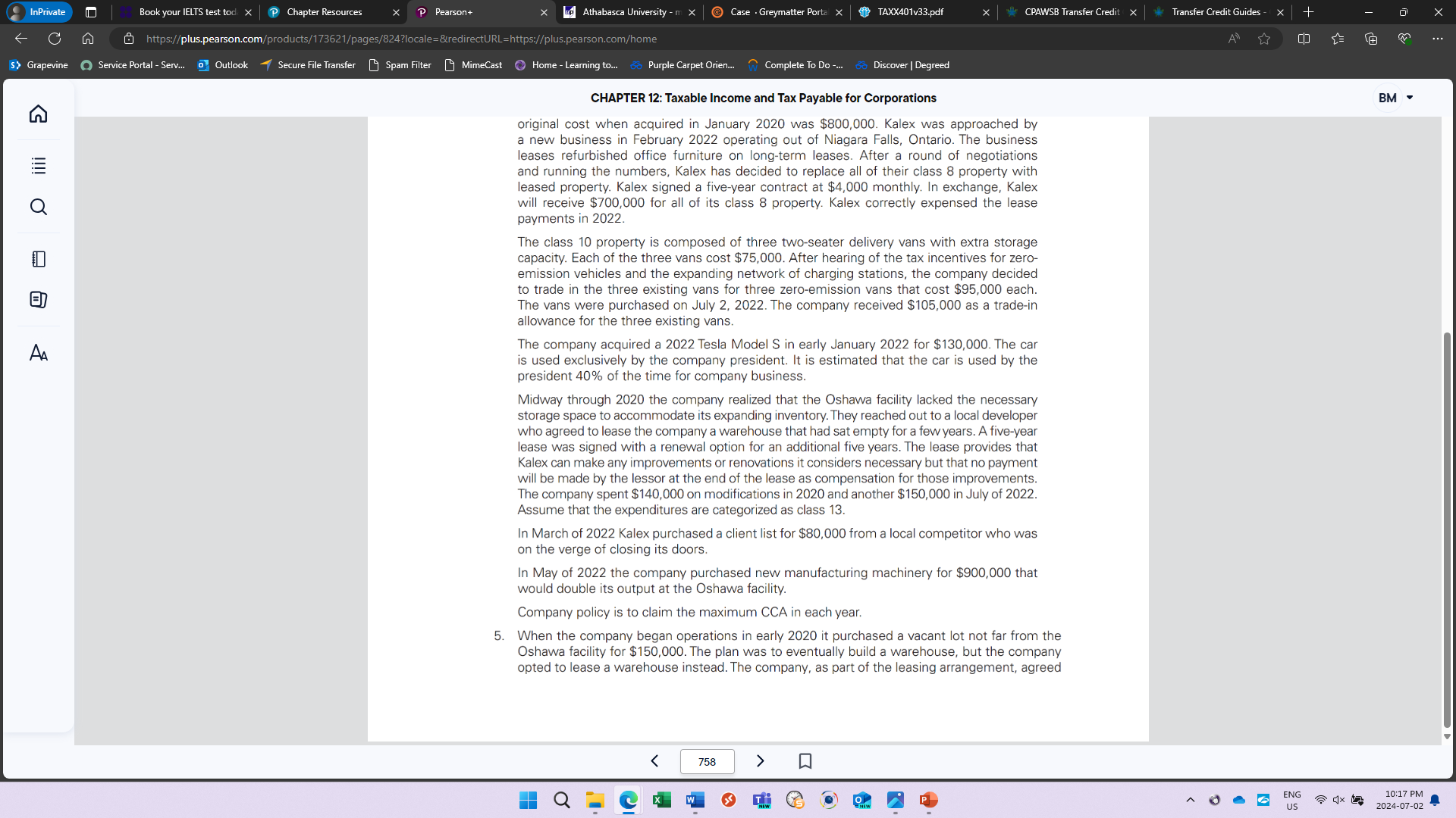 L = @ PR Book your [ELTS test to Chapter