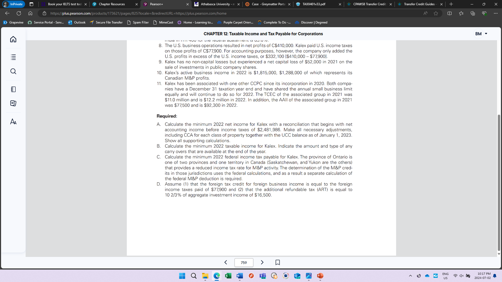 L = @ PR Book your [ELTS test to Chapter