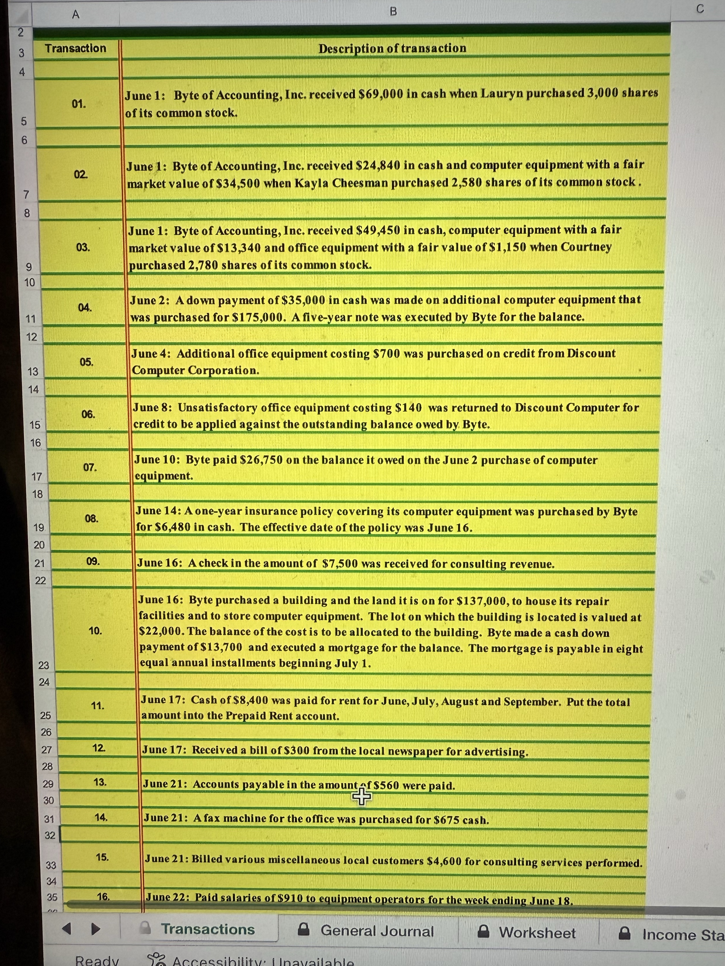 Please help me solve this cyber text accounting