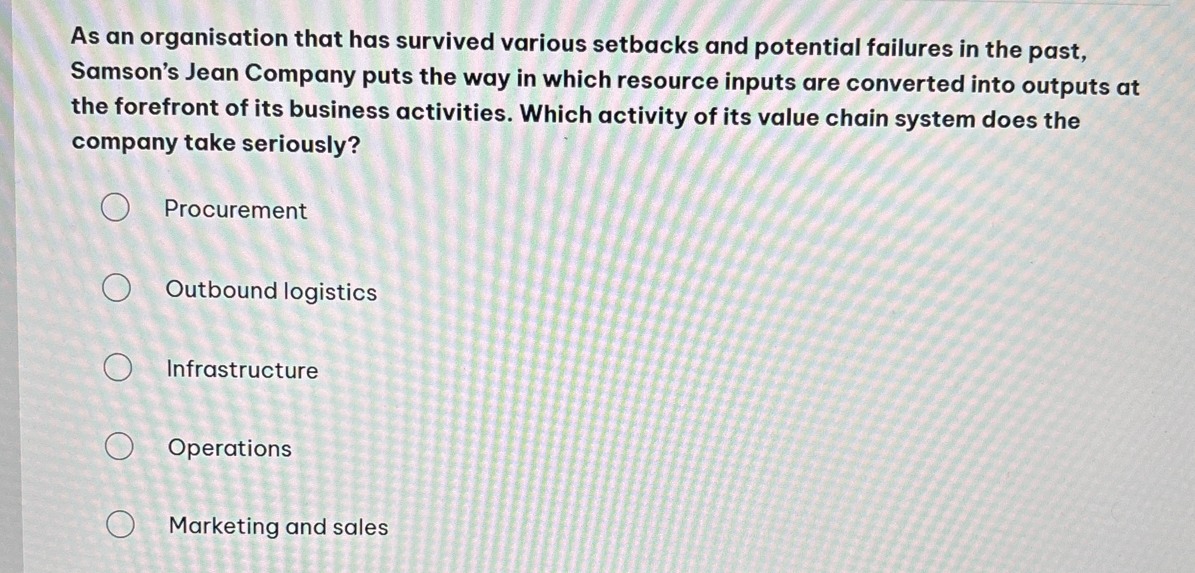 As an organisation that has survived various