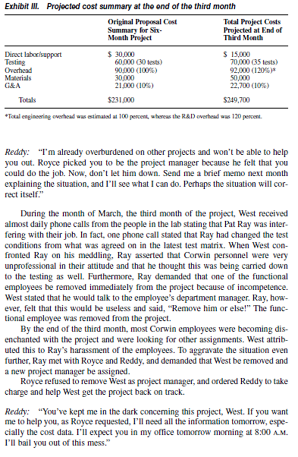 Peter's Company R&D Project Corwin's case study.