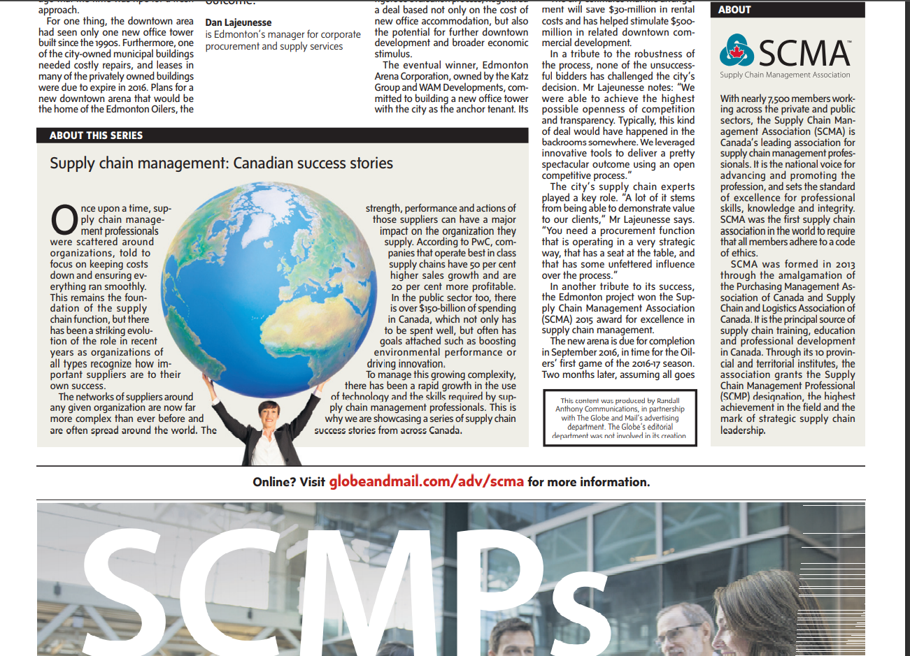 SCMA 1 THE GLOBE AND MAIL . THURSDAY, MARCH 24,