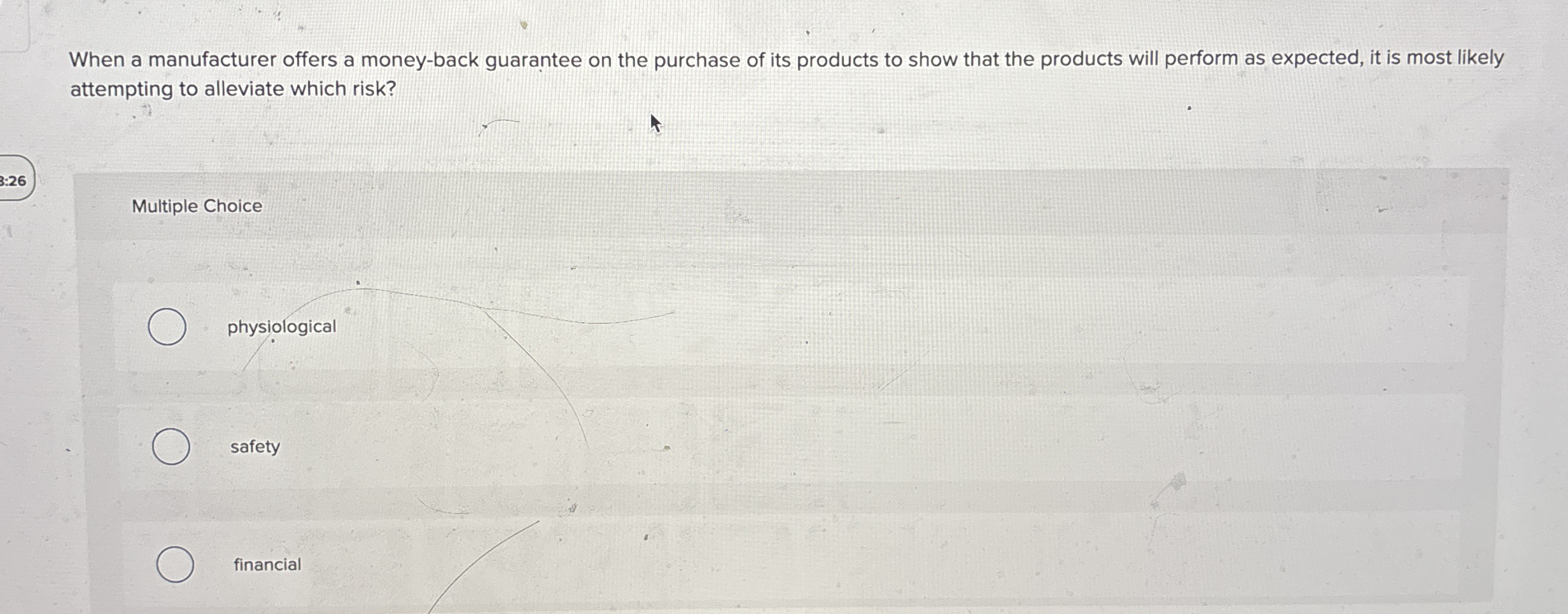 1 3 For which purchase would consumers most