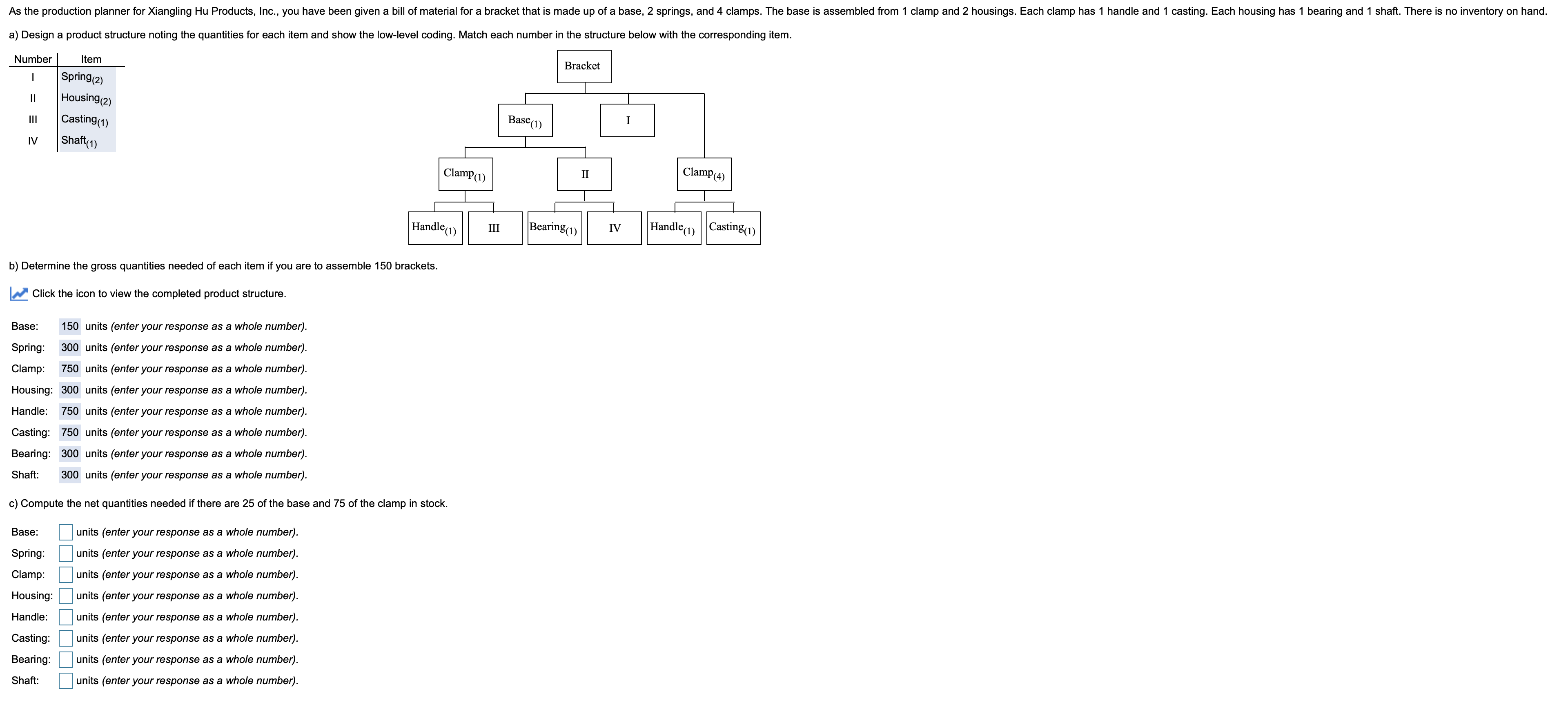 Need help with part C please. As the production
