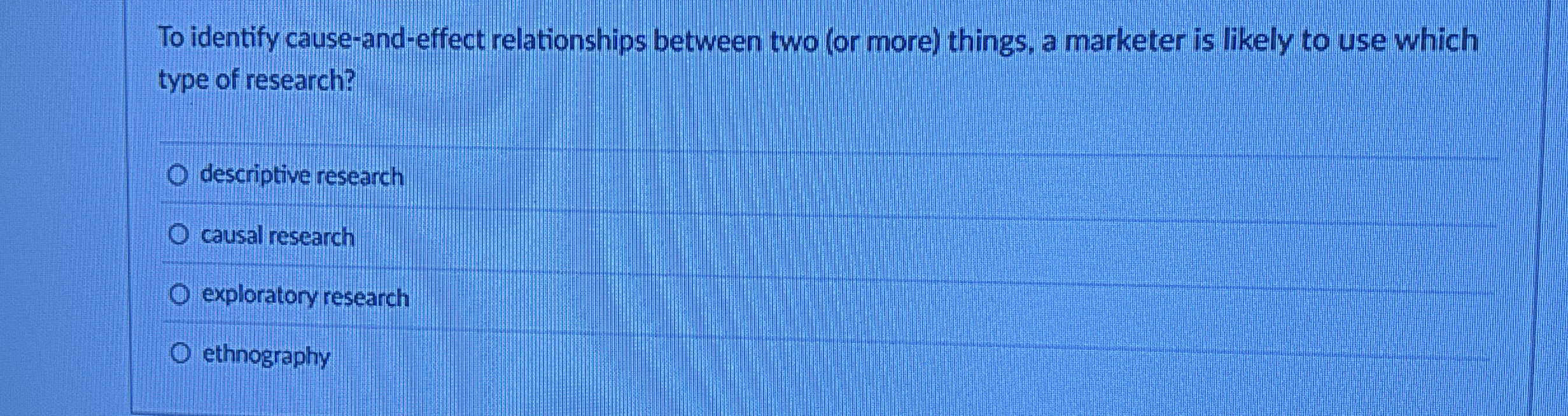 To identify cause - and - effect relationships