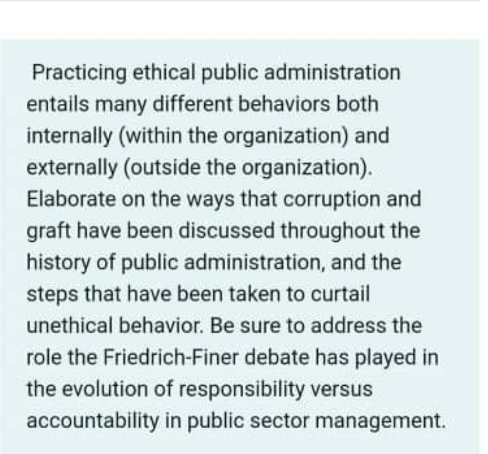 i need solution question Practicing ethical