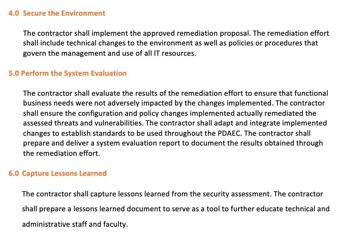 The following instructions are below: