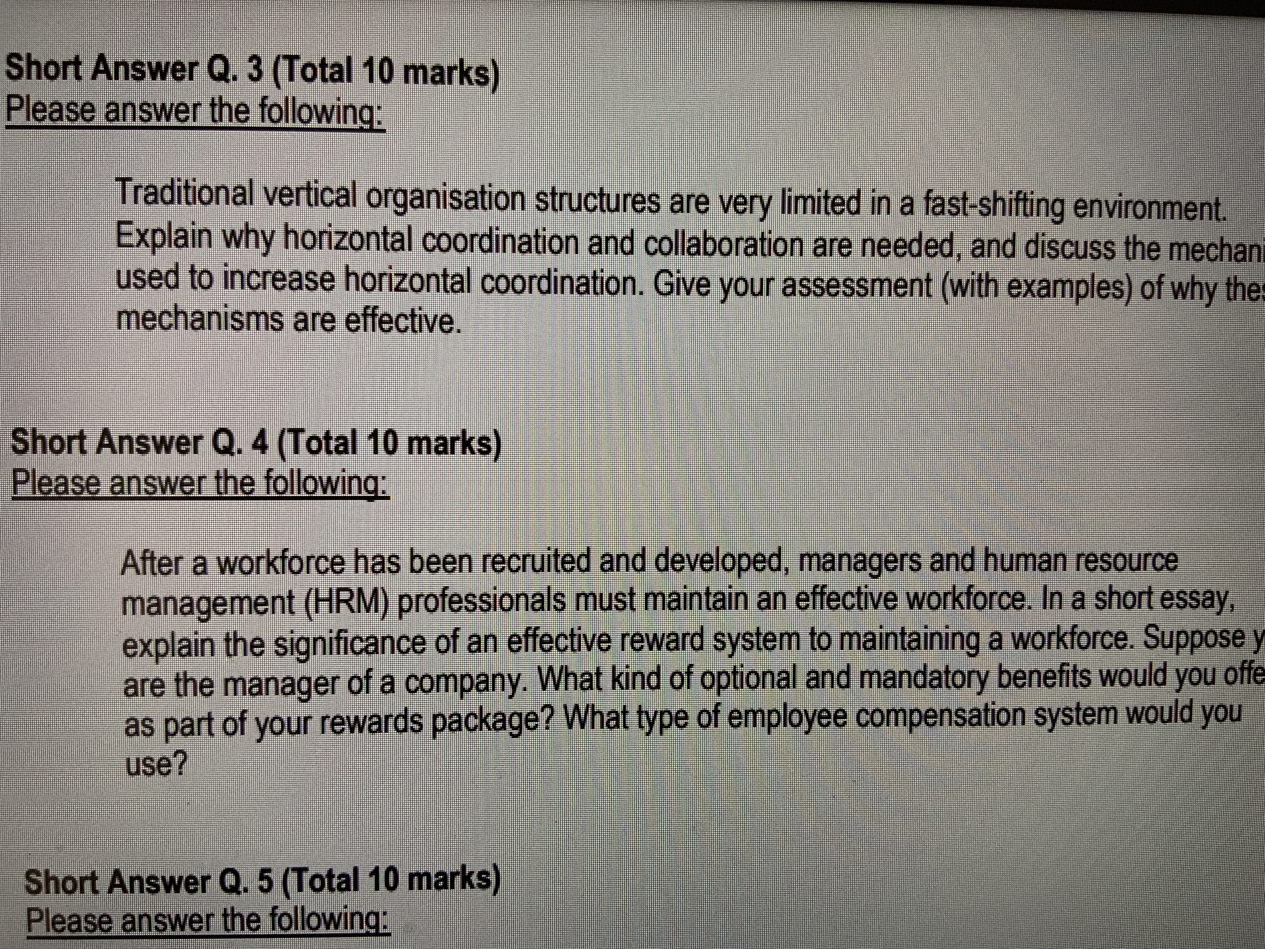 Pls answer Q3 and Q4 there are no reference for