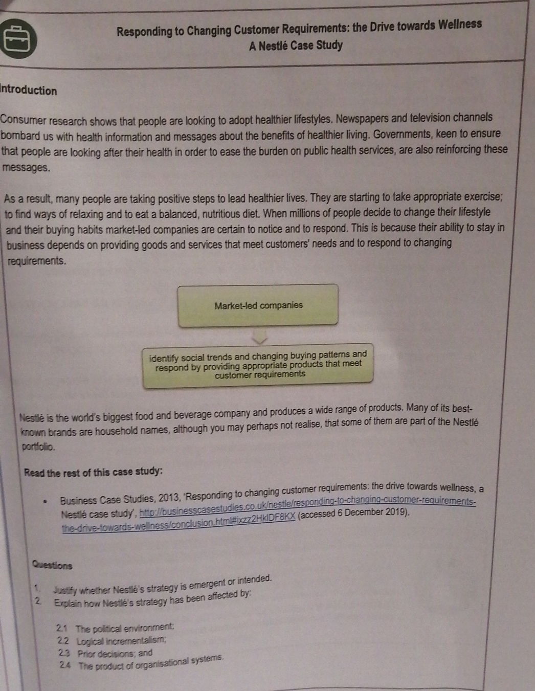 There are additional questions Responding to