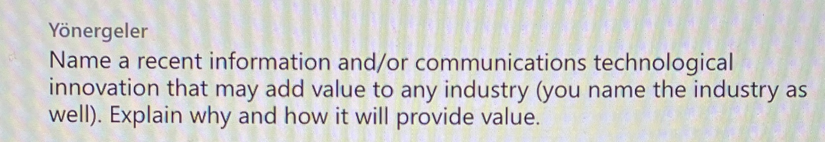 Can you name this and explain? Yonergeler Name a