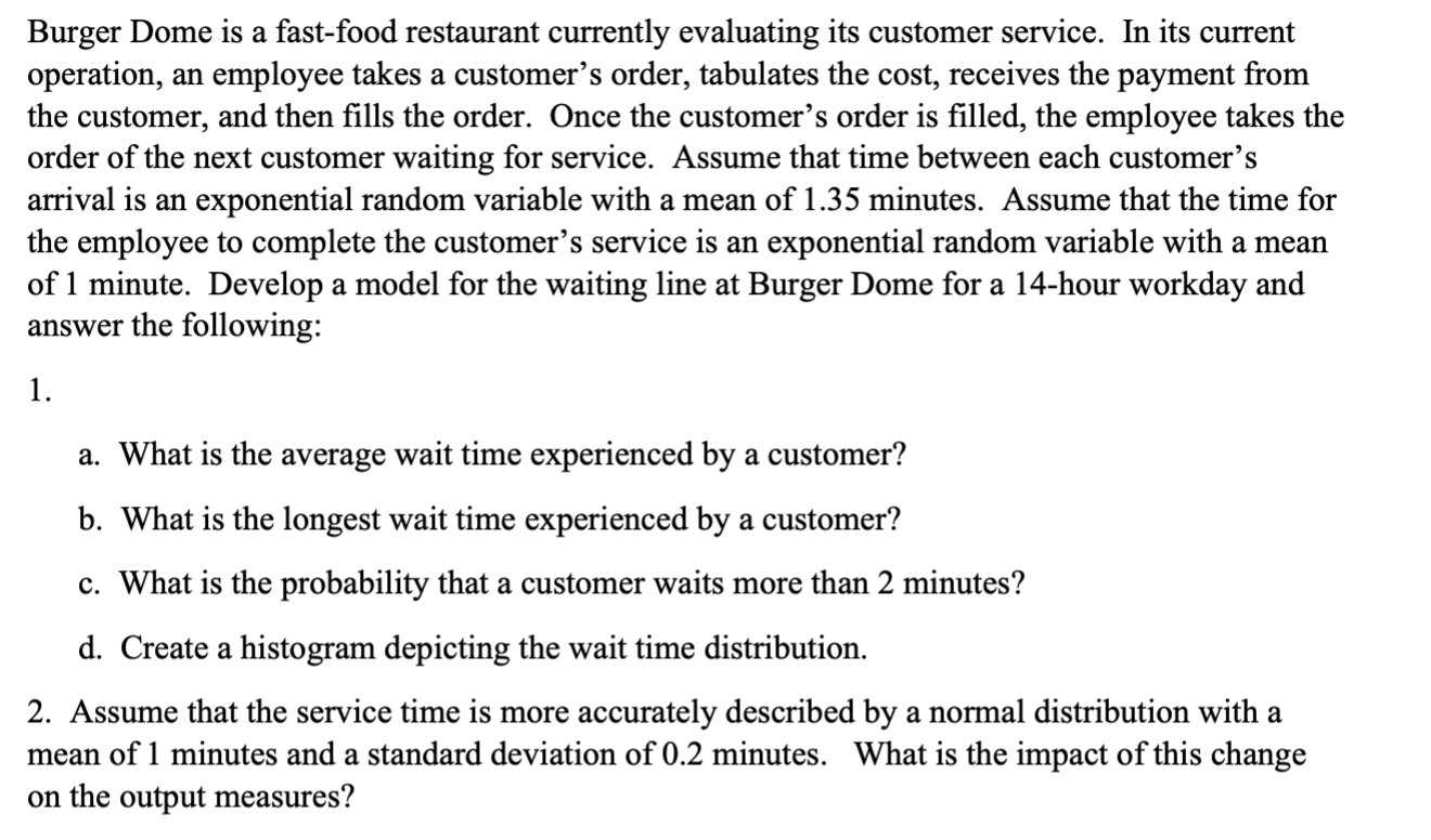 I am working on this simulation problem and I