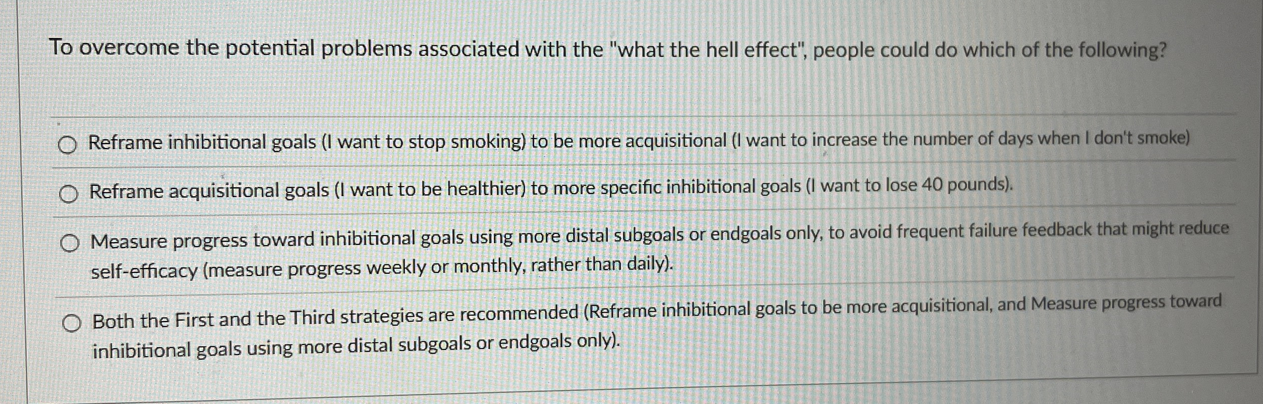 To overcome the potential problems associated