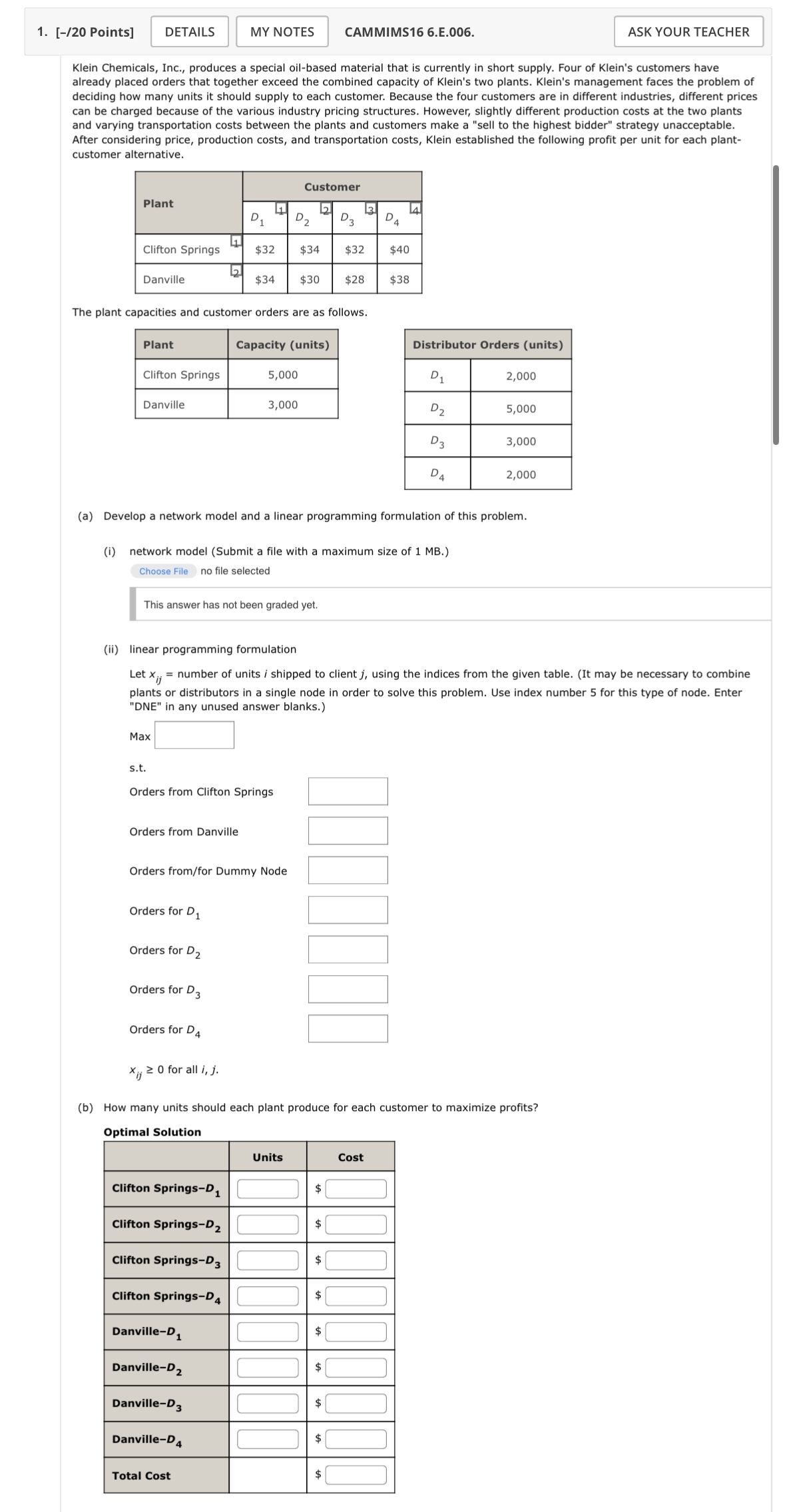 [ - / 2 0 Points ] CAMMIMS 1 6 6 . E . 0 2 3 .