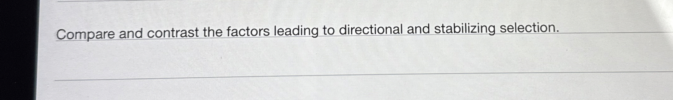 Compare and contrast the factors leading to