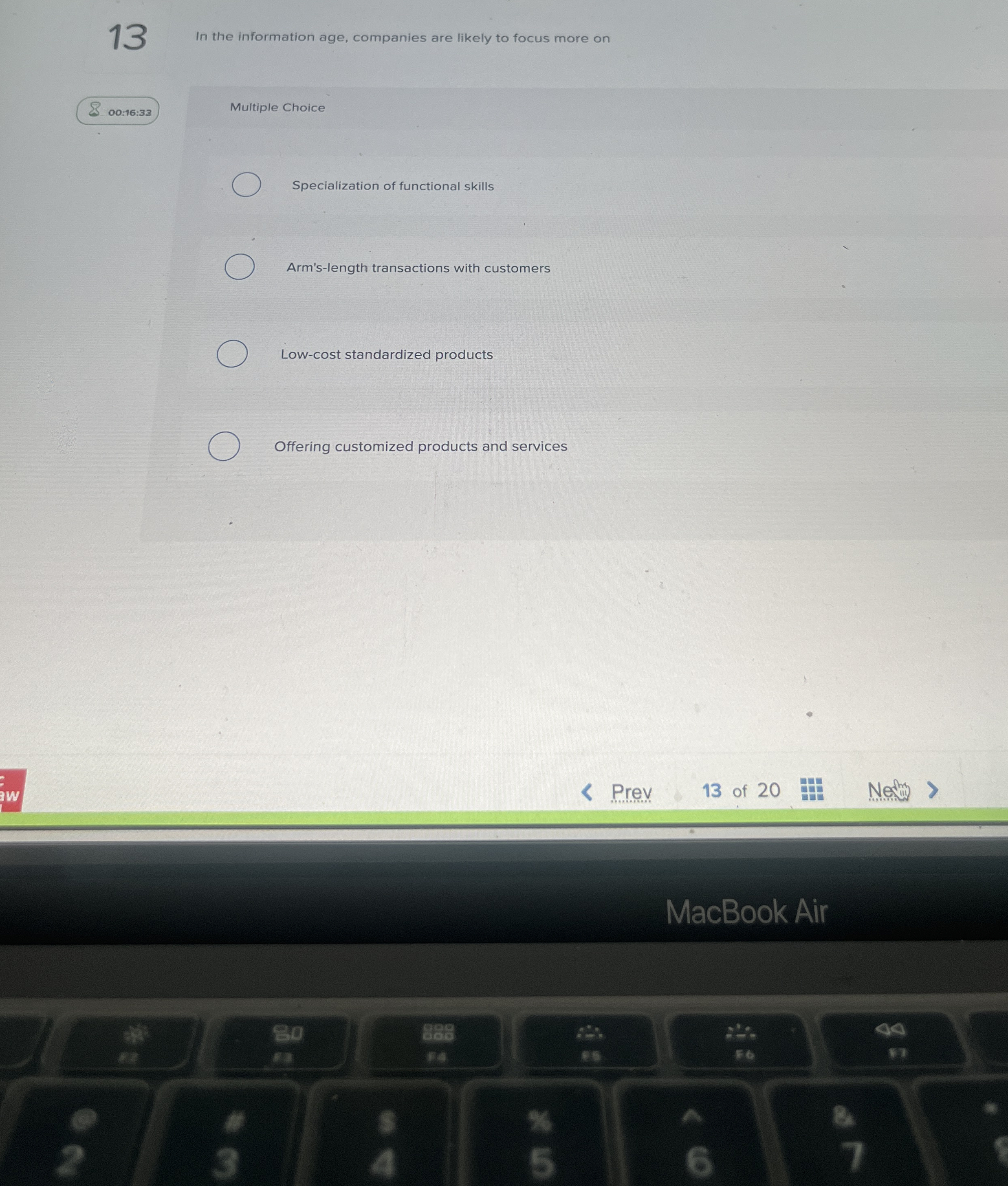 1 3 In the information age, companies are likely