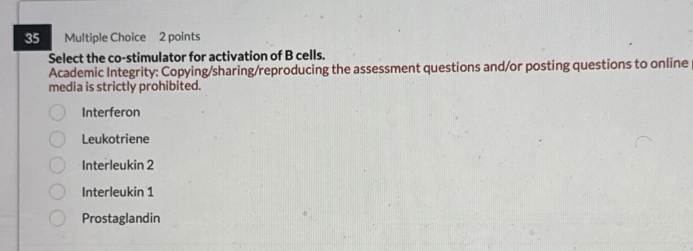 3 5 Multiple Choice 2 points Select the co -