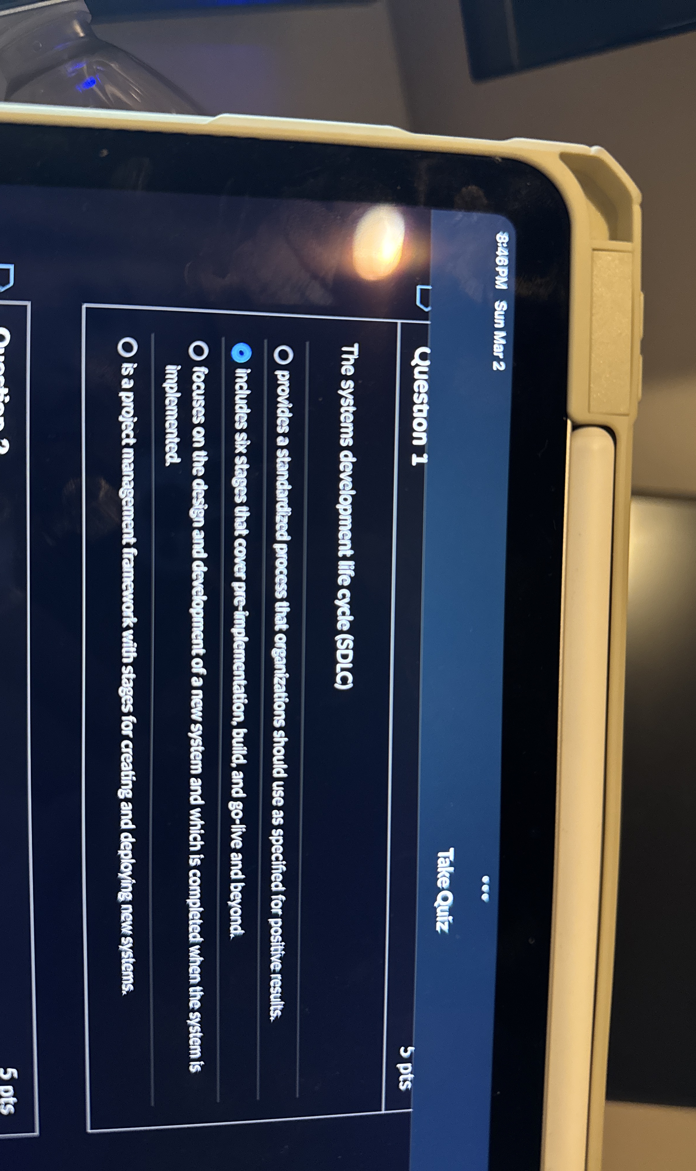 The systems development life cyele ( SDLC )