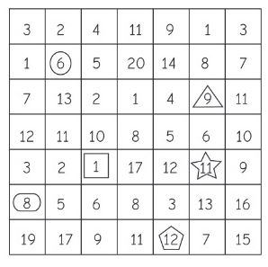 Using a 5 x 5 kernel mean function, what would be