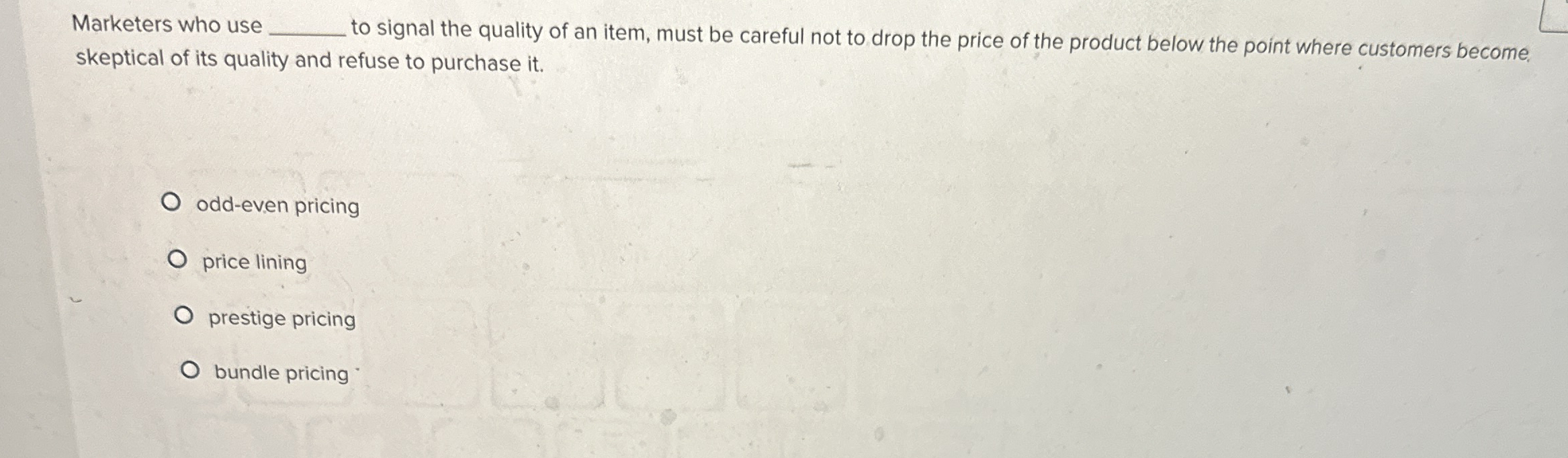 Marketers who use skeptical of its quality and