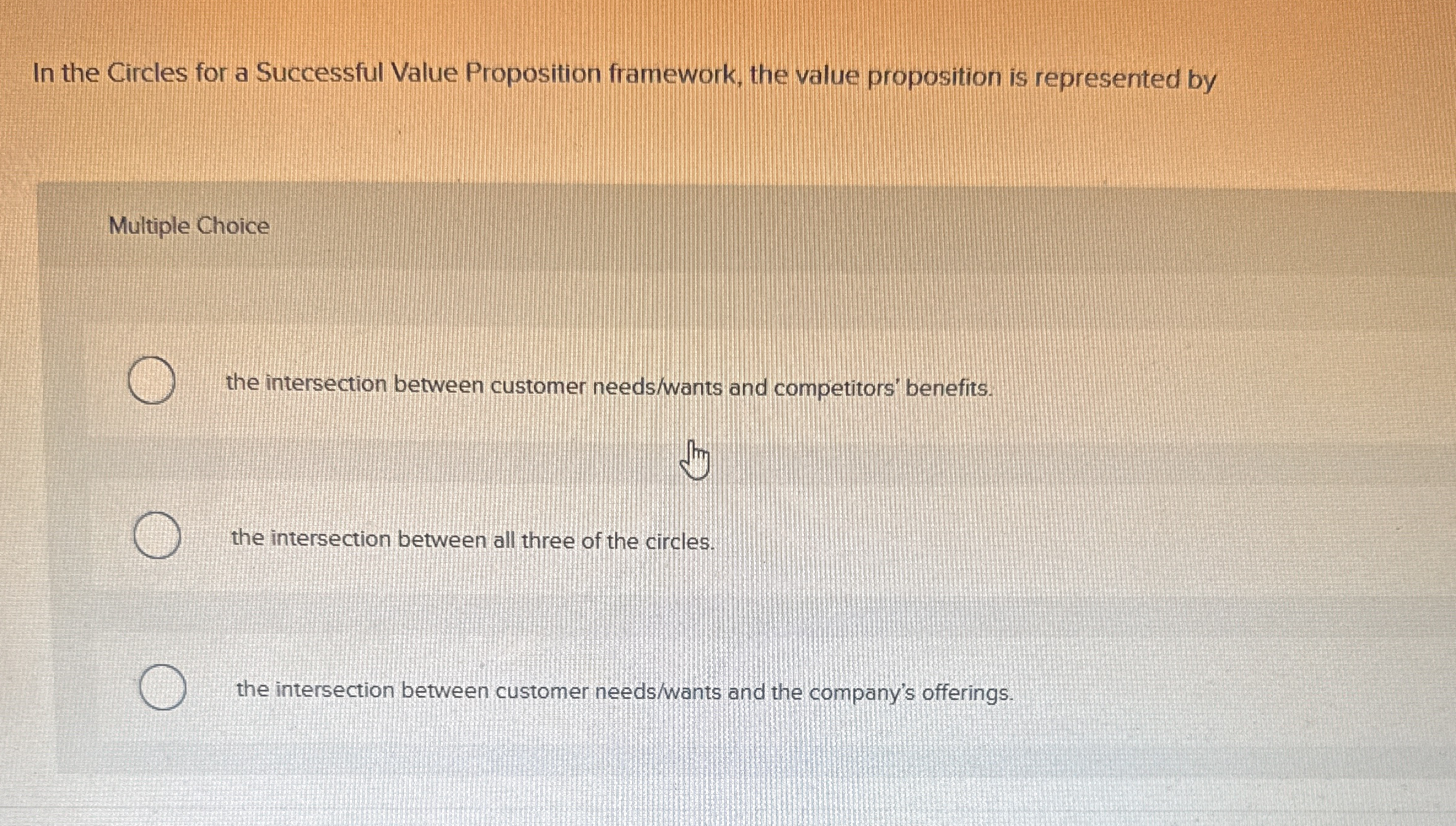 In the Circles for a Successful Value Proposition