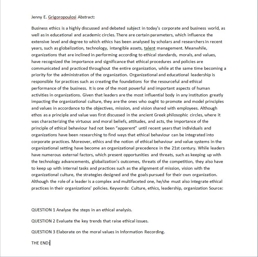 Please help with the case study as attached.