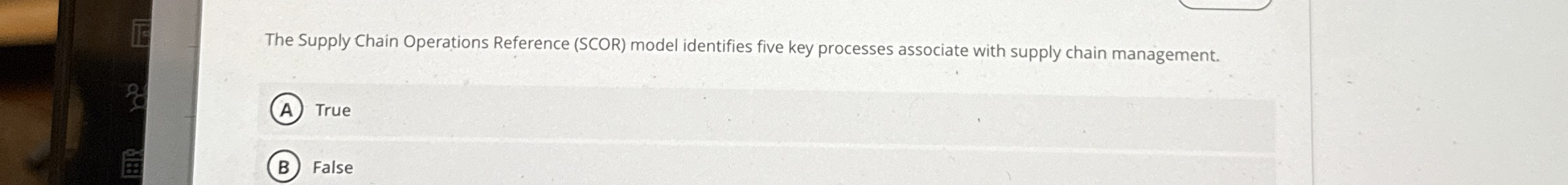 The Supply Chain Operations Reference ( SCOR )