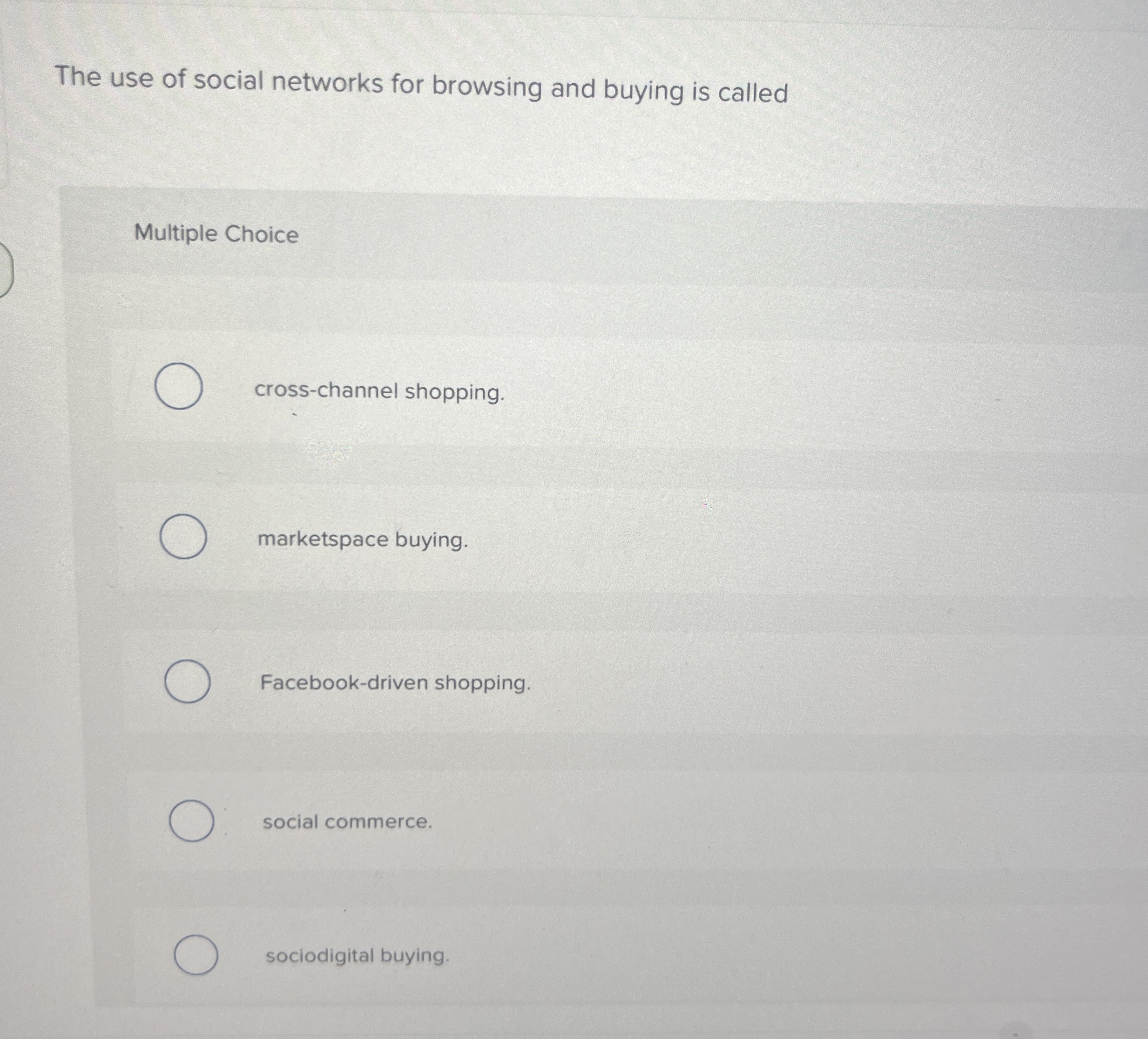 The use of social networks for browsing and