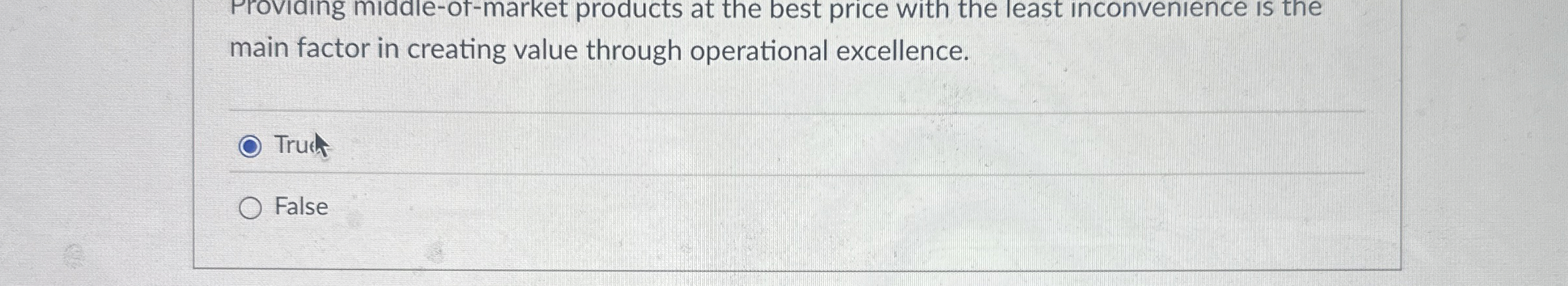 Proviaing midale - ot - market products at the